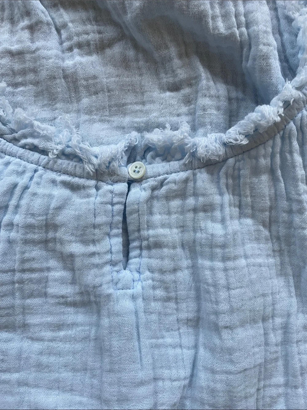 XIRENA Rosie Cotton Tank Top size Small Light Blue